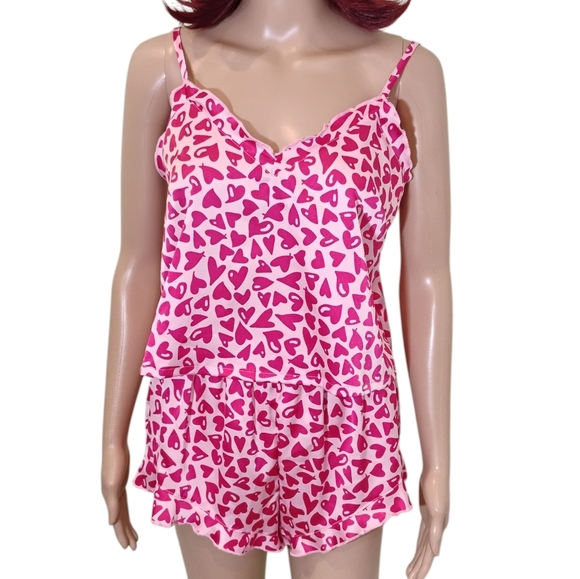 Colsie Silk Valentine Sleep Set - Size Small - New With Tags - Picture 4 of 9